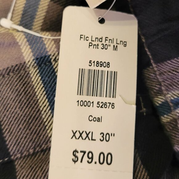 L.L. Bean Men's Fleece-Lined Flannel Lounge Pants Size XXXL 3X NEW with Tag - Picture 5 of 11